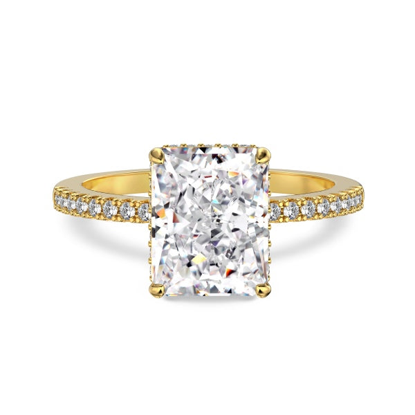 4 Carat Gemstone Engagement Ring