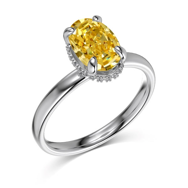 1.5 Carat Yellow Engagement Ring