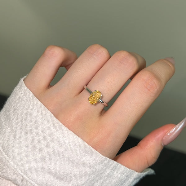 1.5 Carat Yellow Engagement Ring