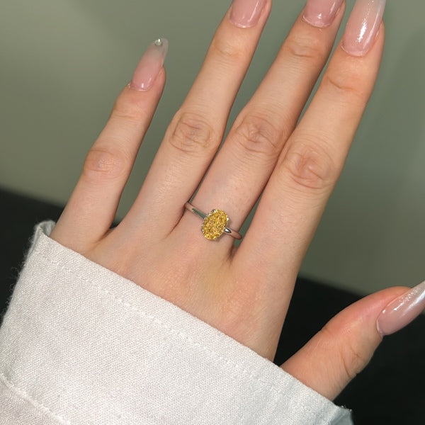 1.5 Carat Yellow Engagement Ring