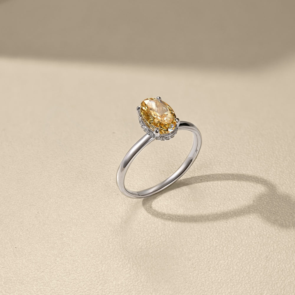 1.5 Carat Yellow Engagement Ring