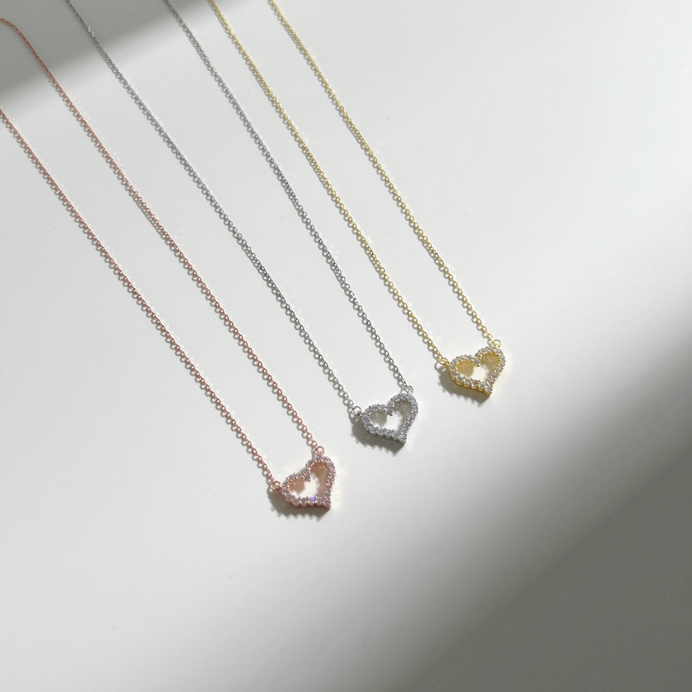 Open Heart Necklace