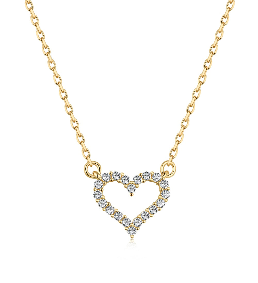 Open Heart Necklace